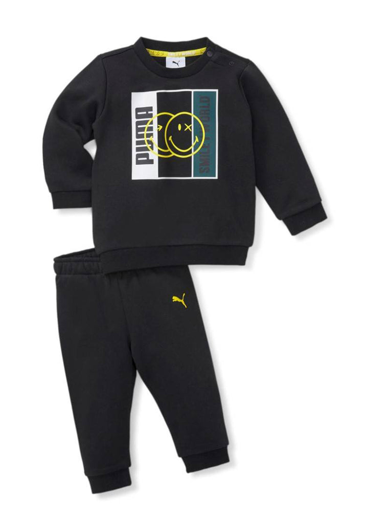 Schwarzes Sweatshirt-Set für Neugeborene