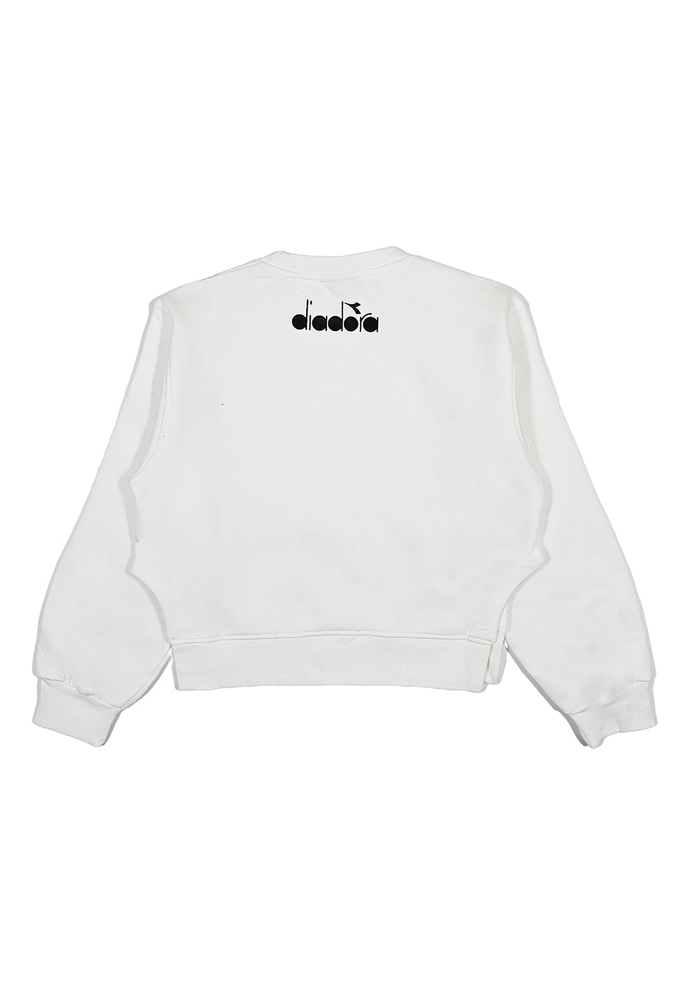 White crewneck sweatshirt for girls