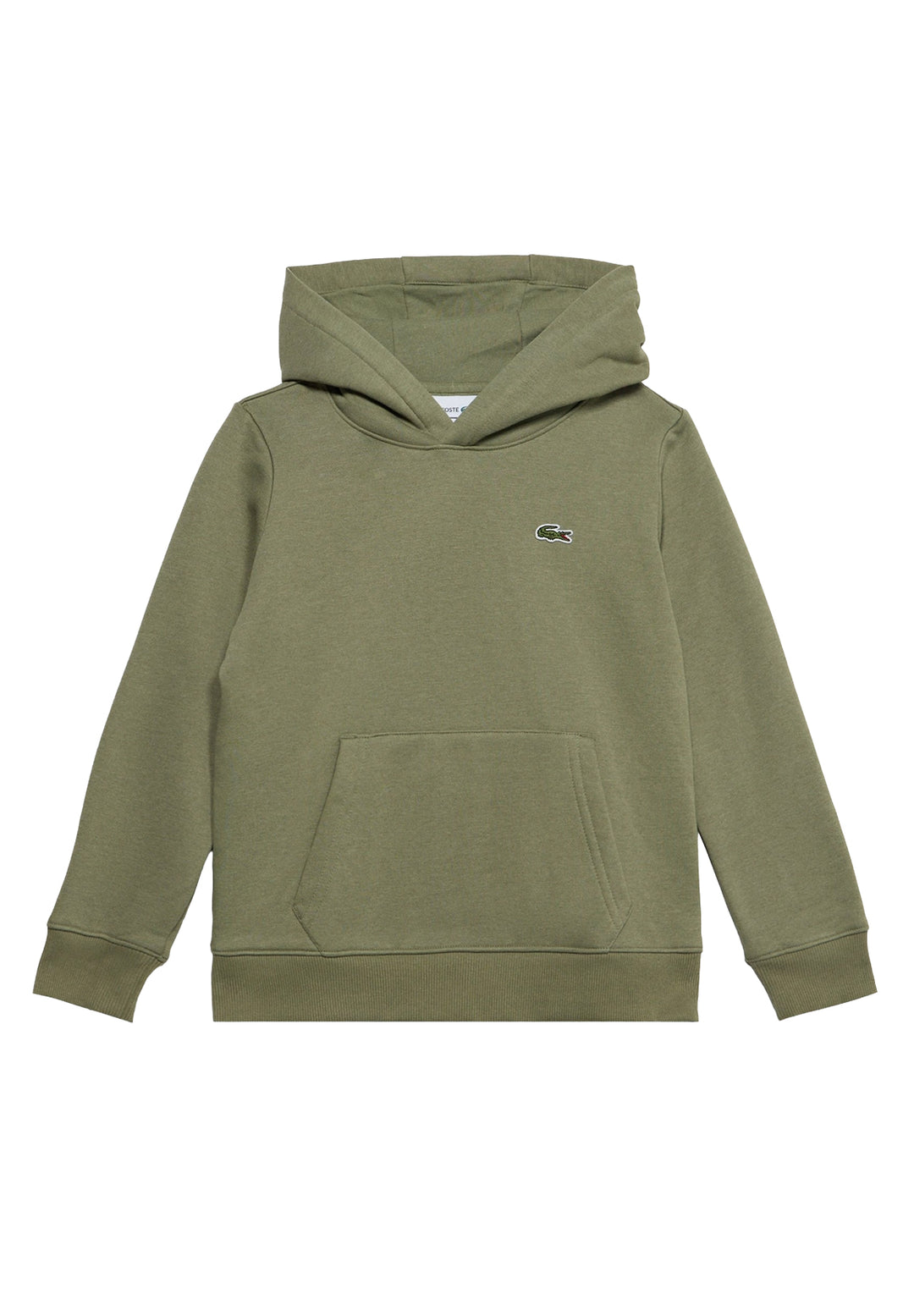 Felpa cappuccio verde per bambino