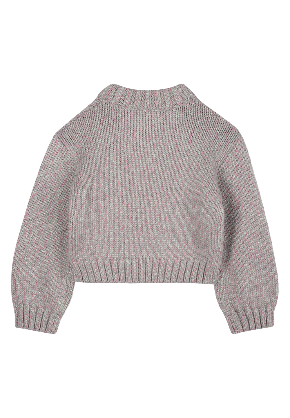 Maglione grigio per bambina