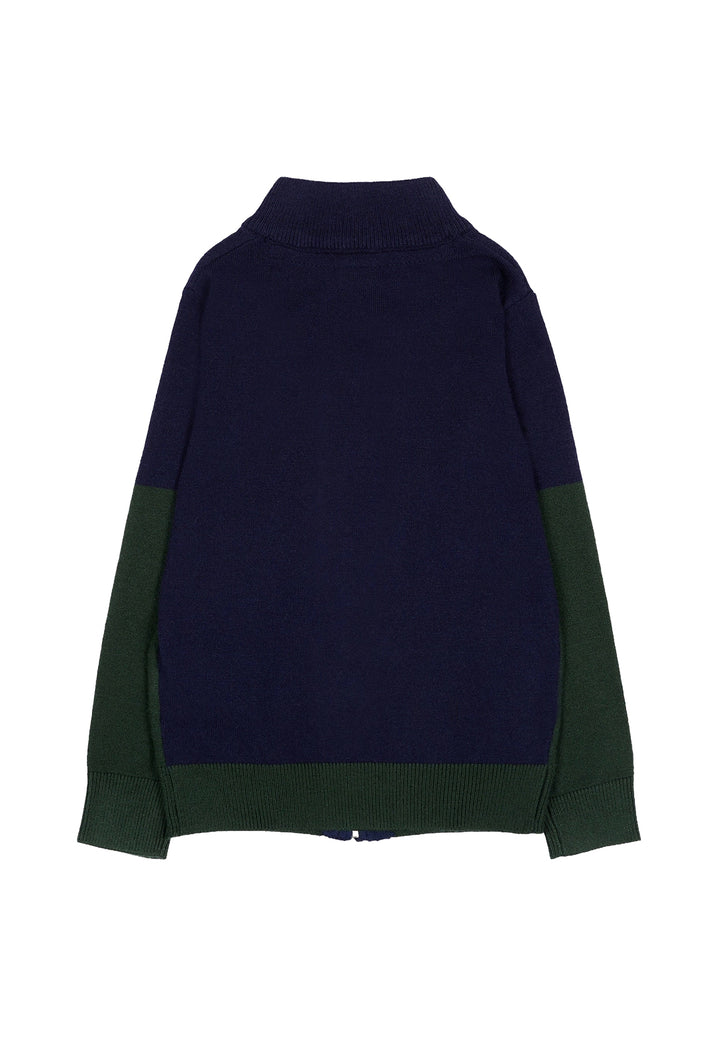 Cardigan blu per neonato