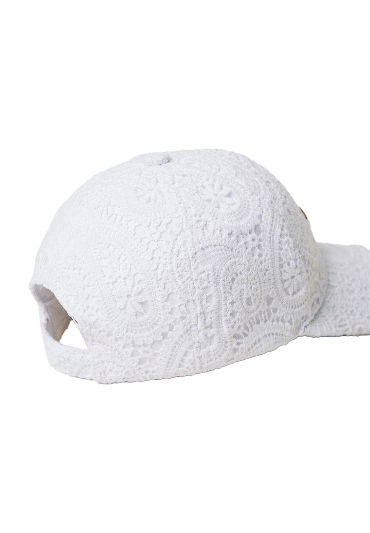 Cappello bianco per bambina
