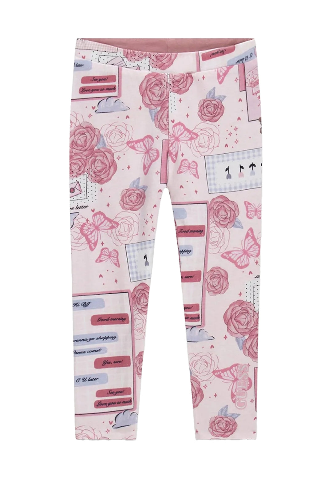 Leggings rosa per bambina