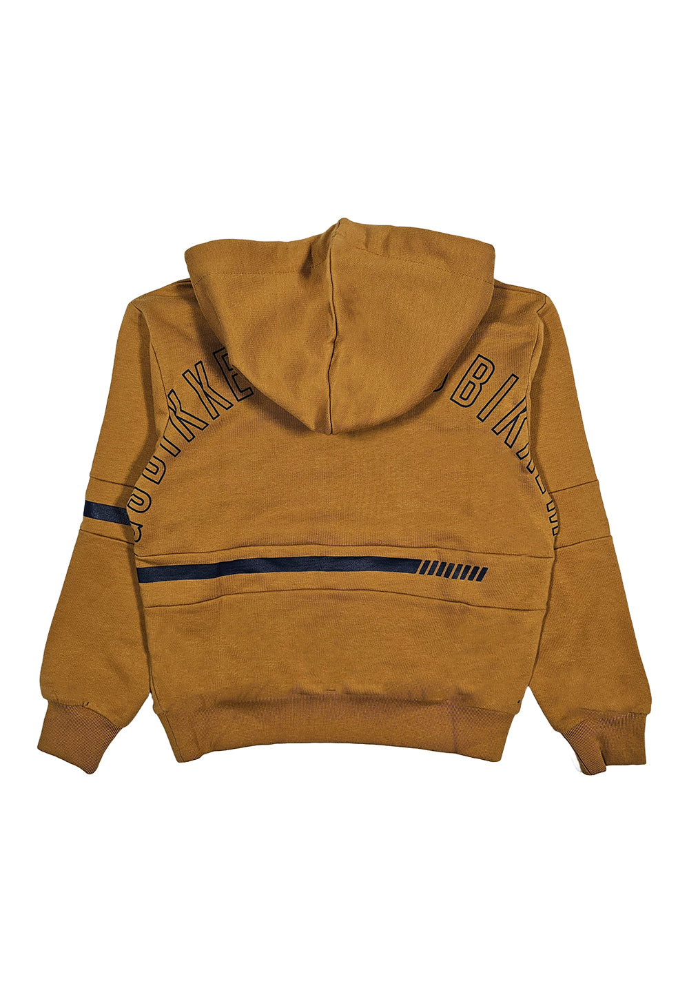 Beige hooded sweatshirt for boys