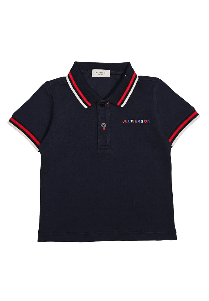 Polo blu per neoanto