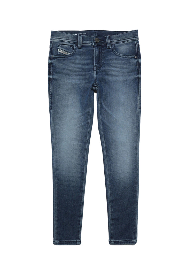 Jeans blu denim per bambina