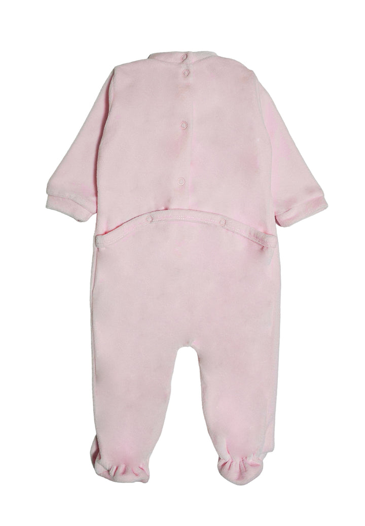 Tutina ciniglia rosa per neonata