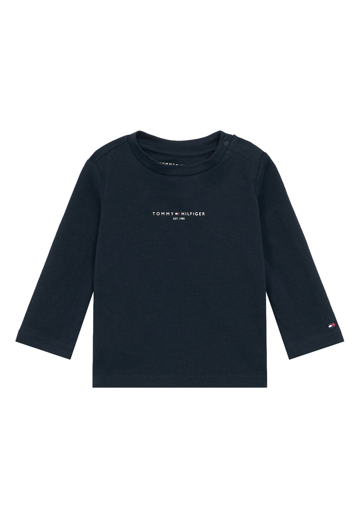T-shirt blu per neonato