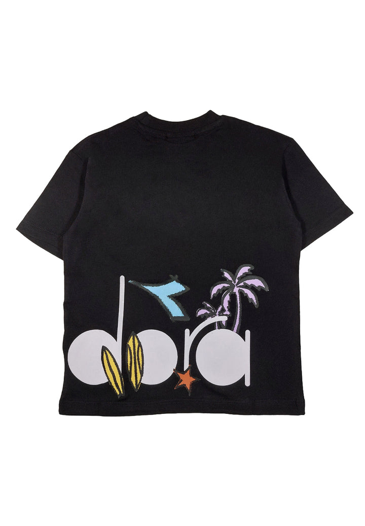 T-shirt nero per bambino