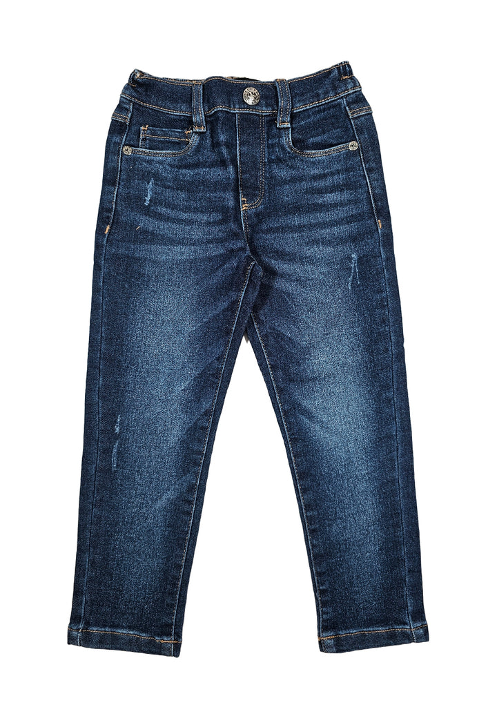 Jeans blu denim per neonato