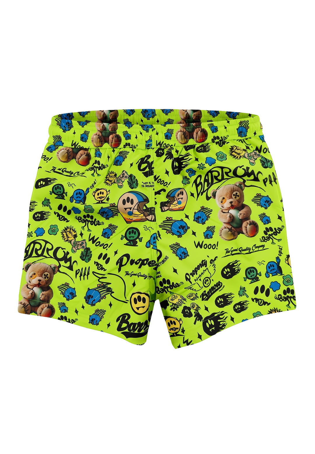 Costume boxer verde fluo per bambino