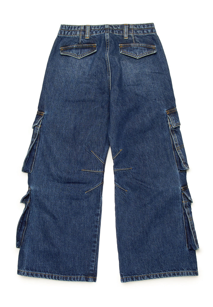 Jeans blu denim per bambino