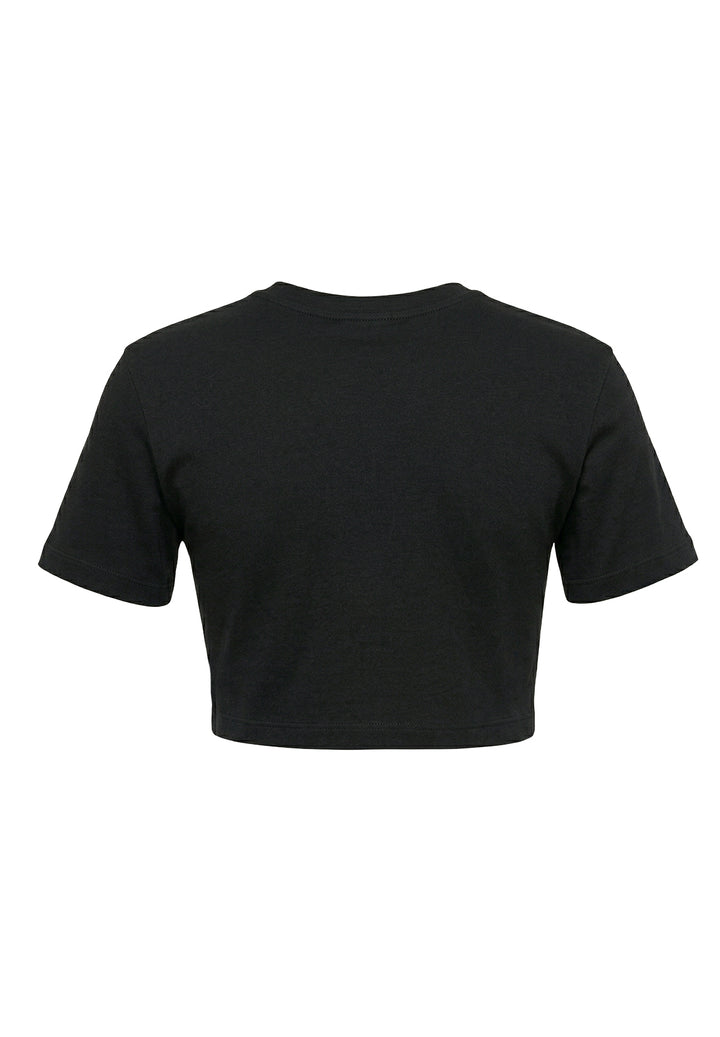 T-shirt nera per bambina