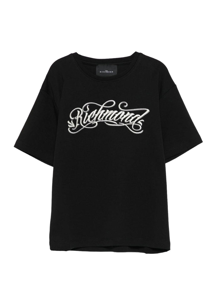 T-shirt nera per bambina