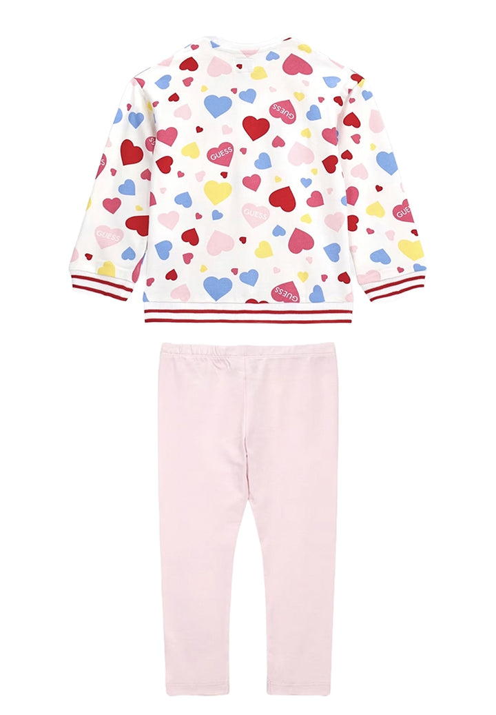 Multicolor sweatshirt set for girls