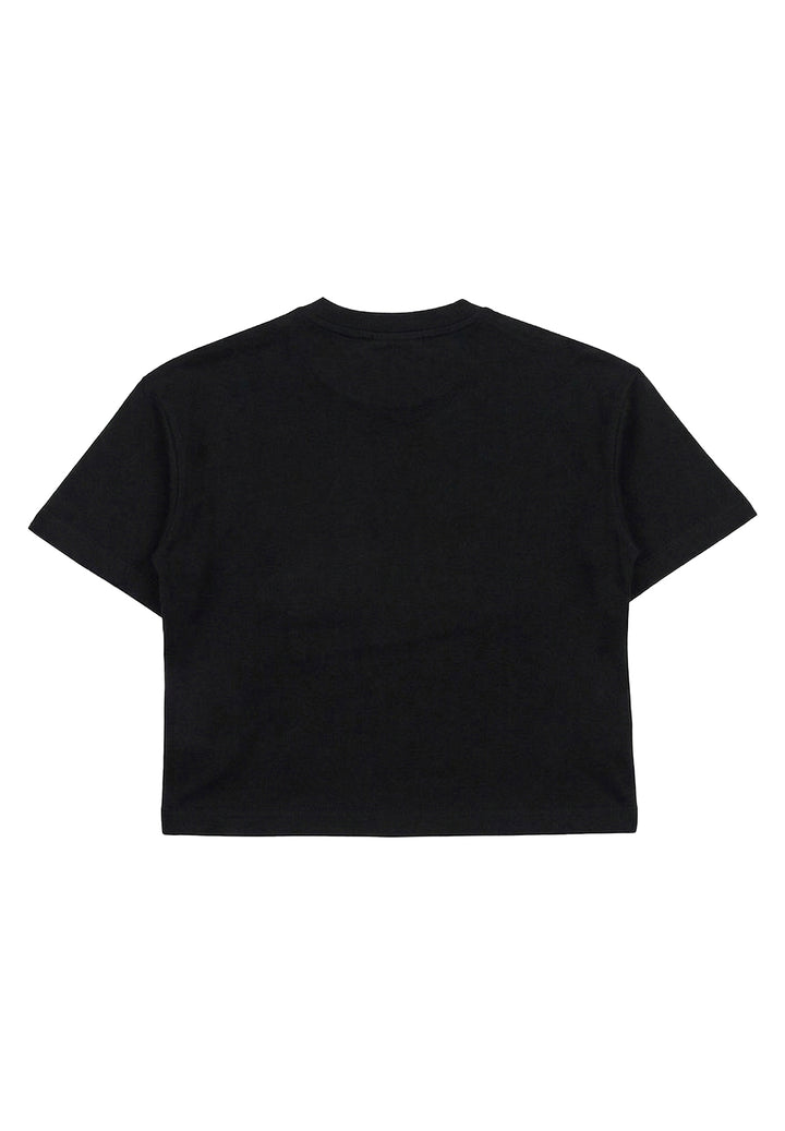 T-shirt nera per bambina