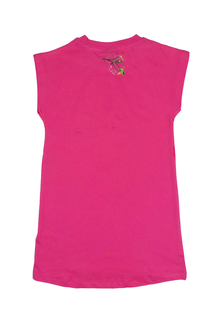 T-shirt fuxia per bambina