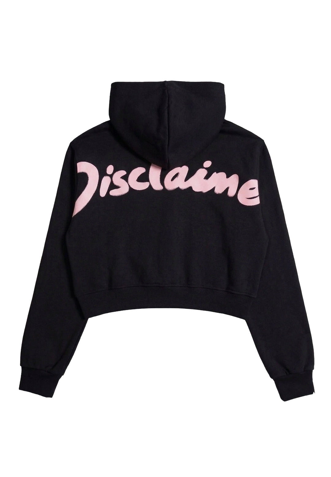 Felpa cappuccio nera per bambina