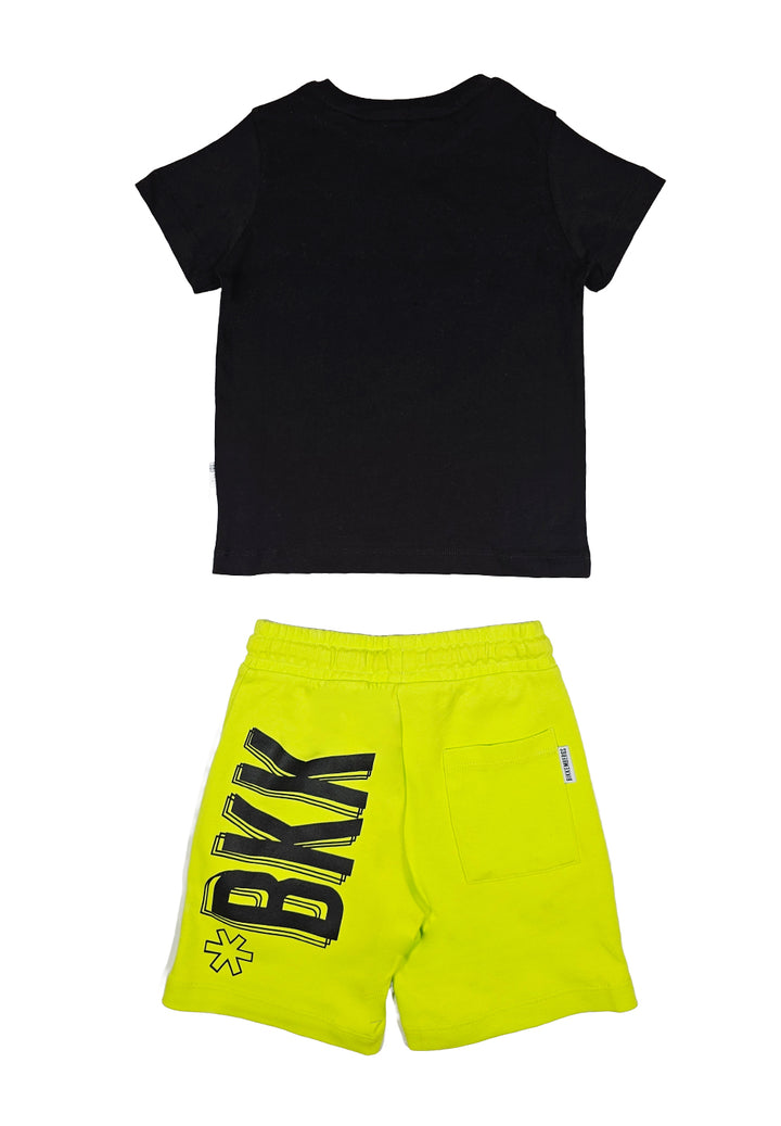 Completo nero-giallo fluo per bambino