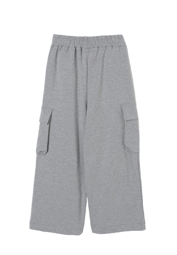 Pantalone felpa grigio per bambina
