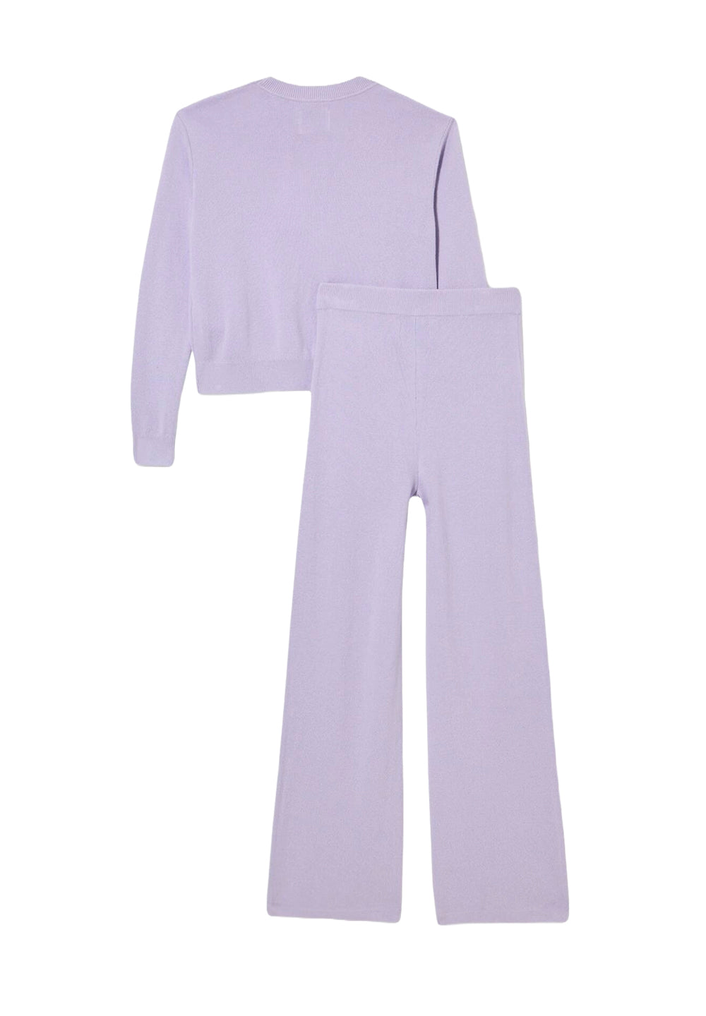 Completo maglia lilla per bambina