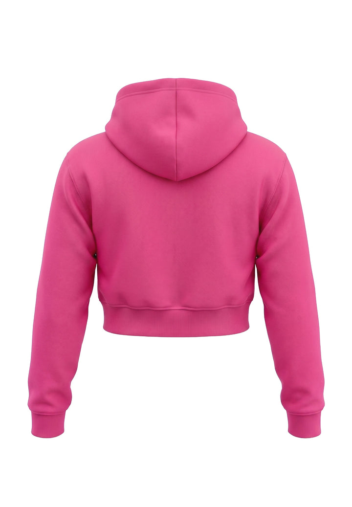 Felpa cappuccio rosa per bambina