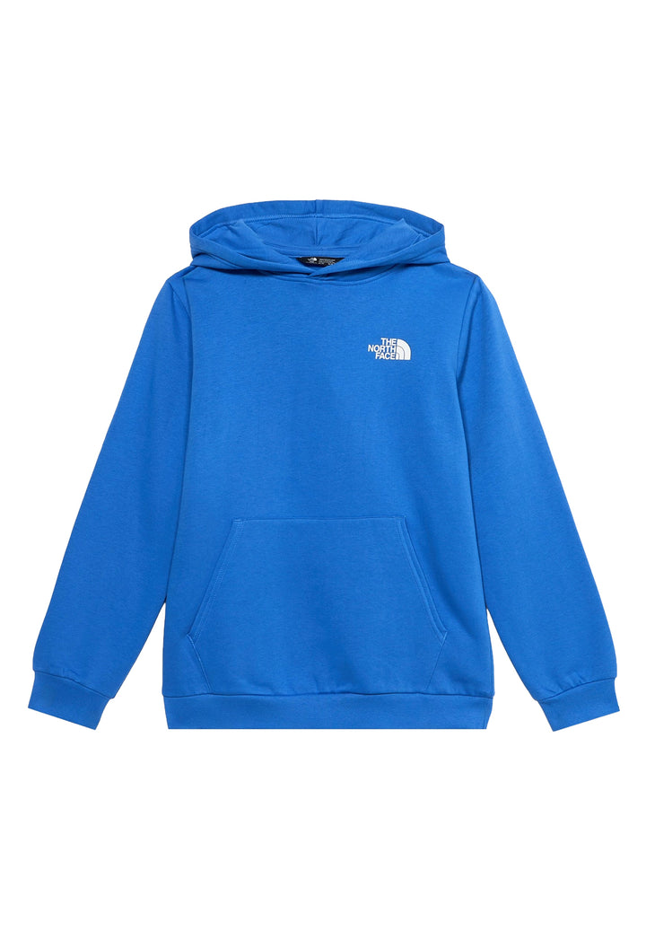Felpa cappuccio blu royal per bambino