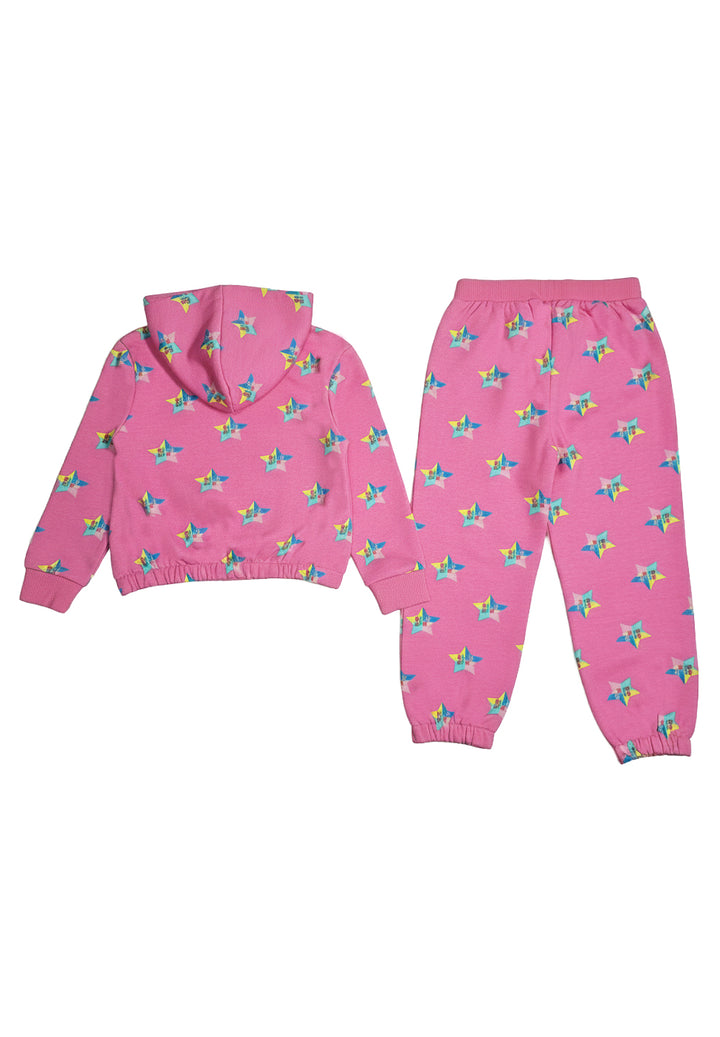 Completo felpa rosa per neonata