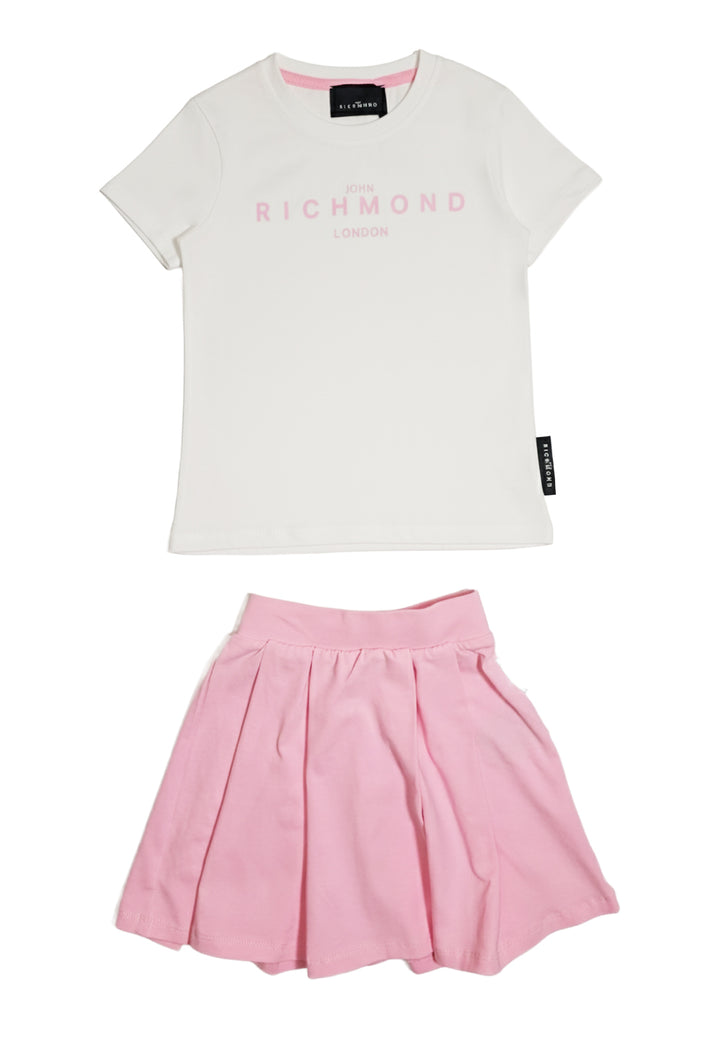 Completo rosa-nero per bambina