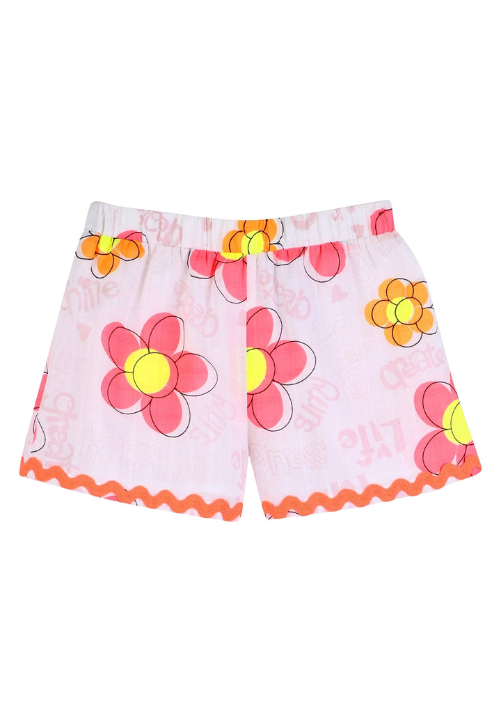 Short bianco per bambina