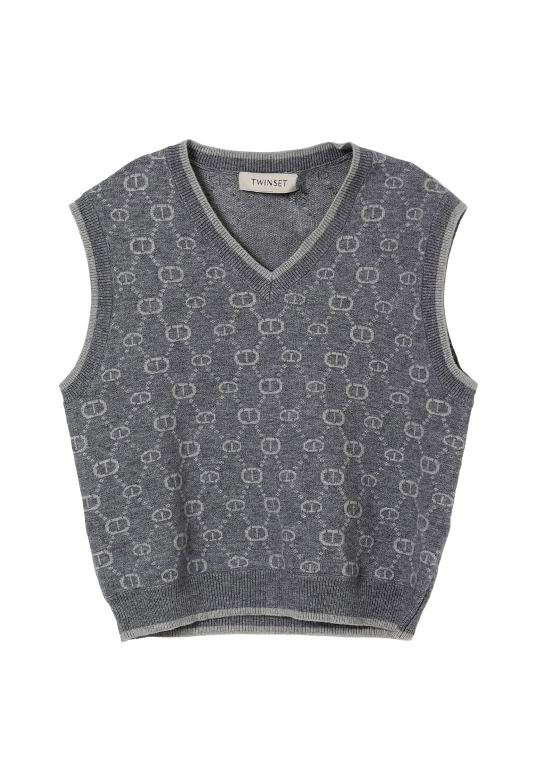 Gilet grigio per bambina