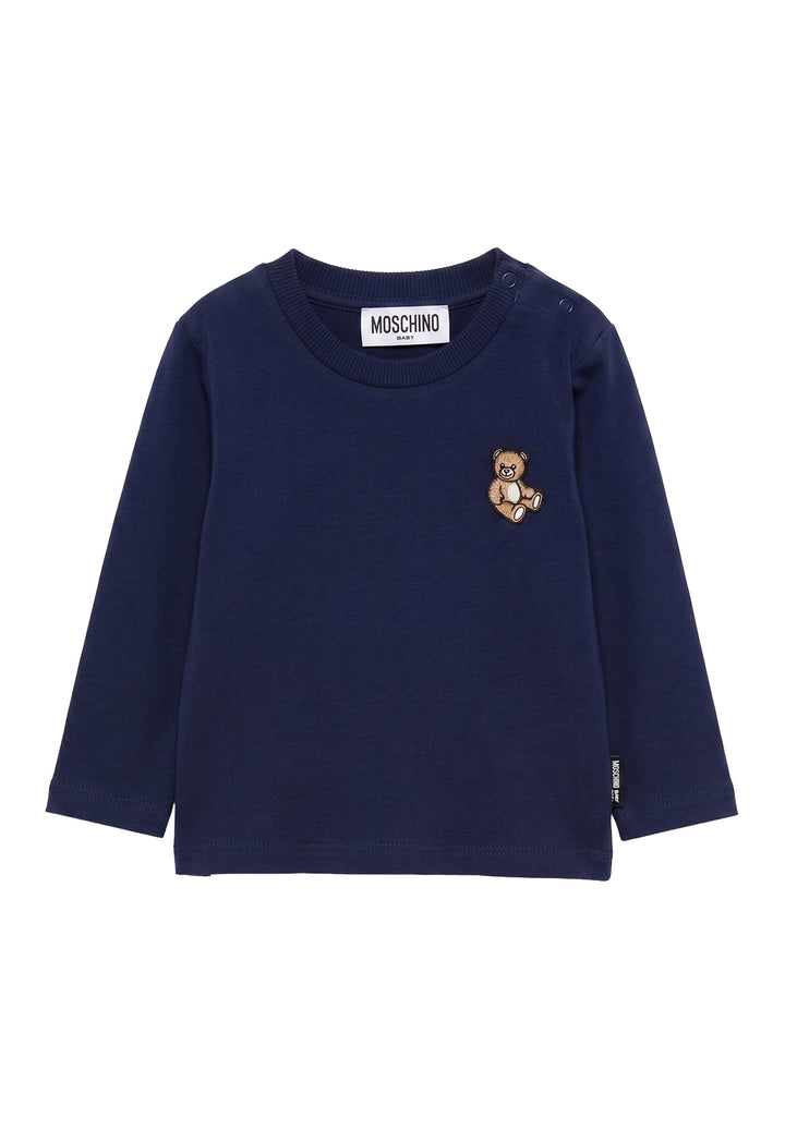 T-shirt blu per neonato