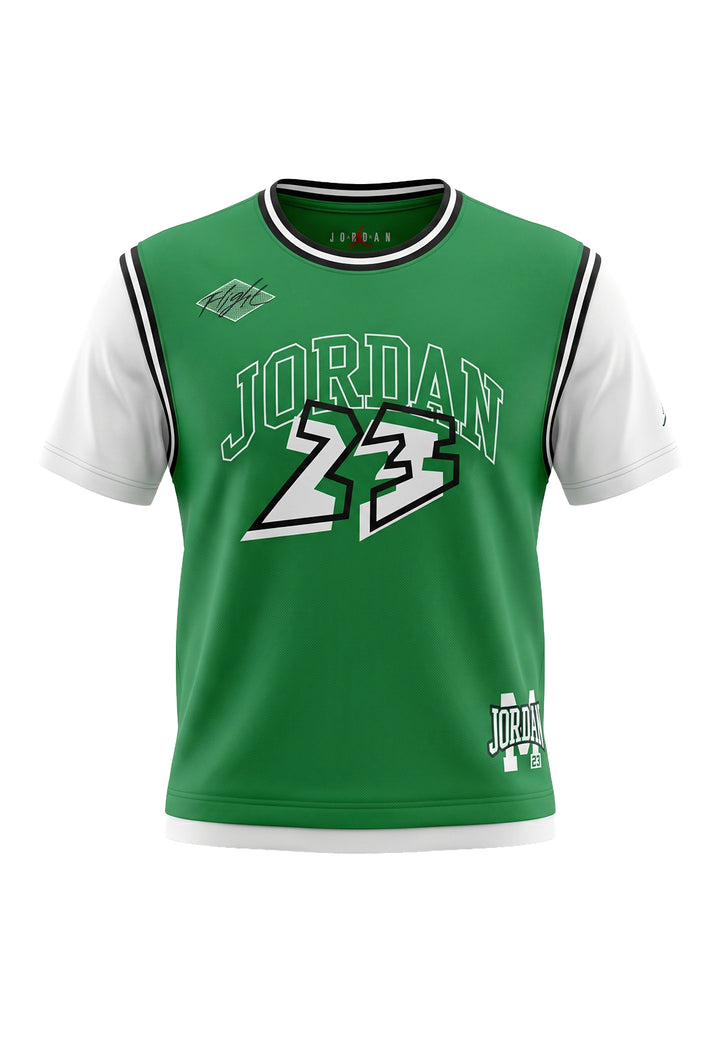 T-shirt verde per bambino