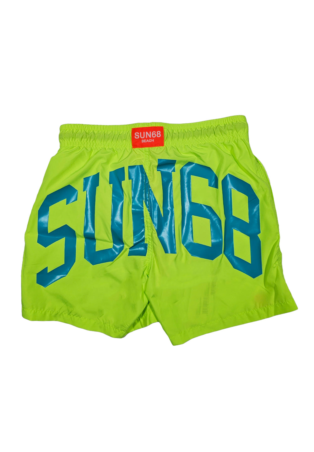 Costume boxer verde fluo per bambino