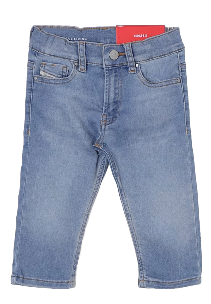 Jeans blu denim per neonato