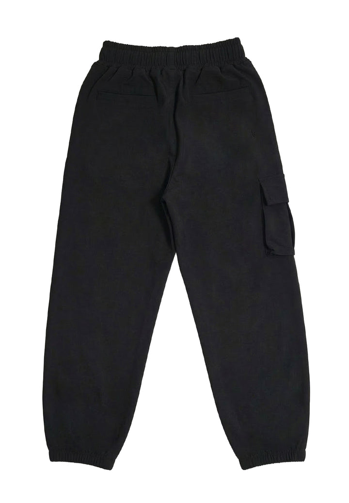 Pantalone cargo nero per bambina