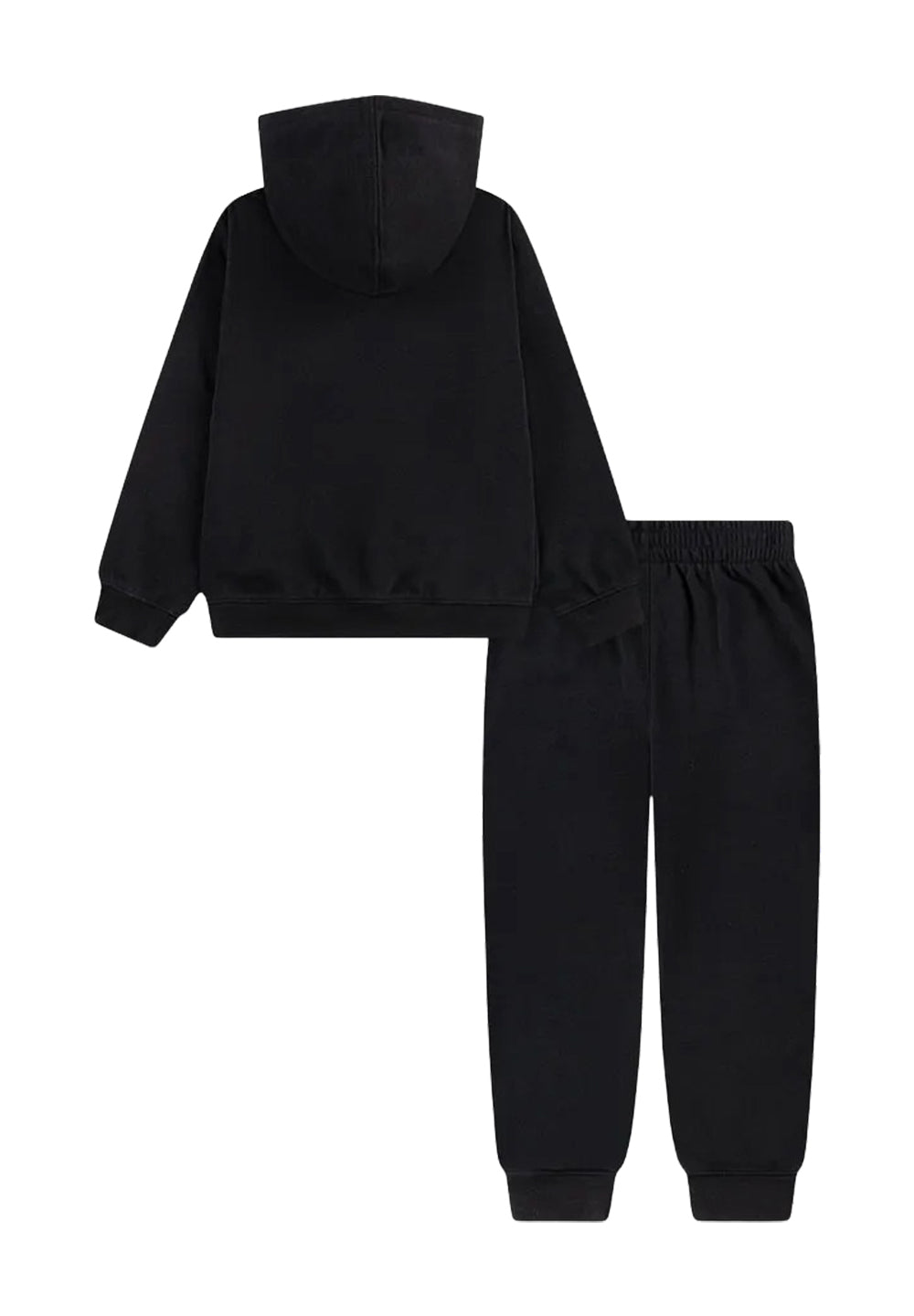 Completo felpa nero per bambino