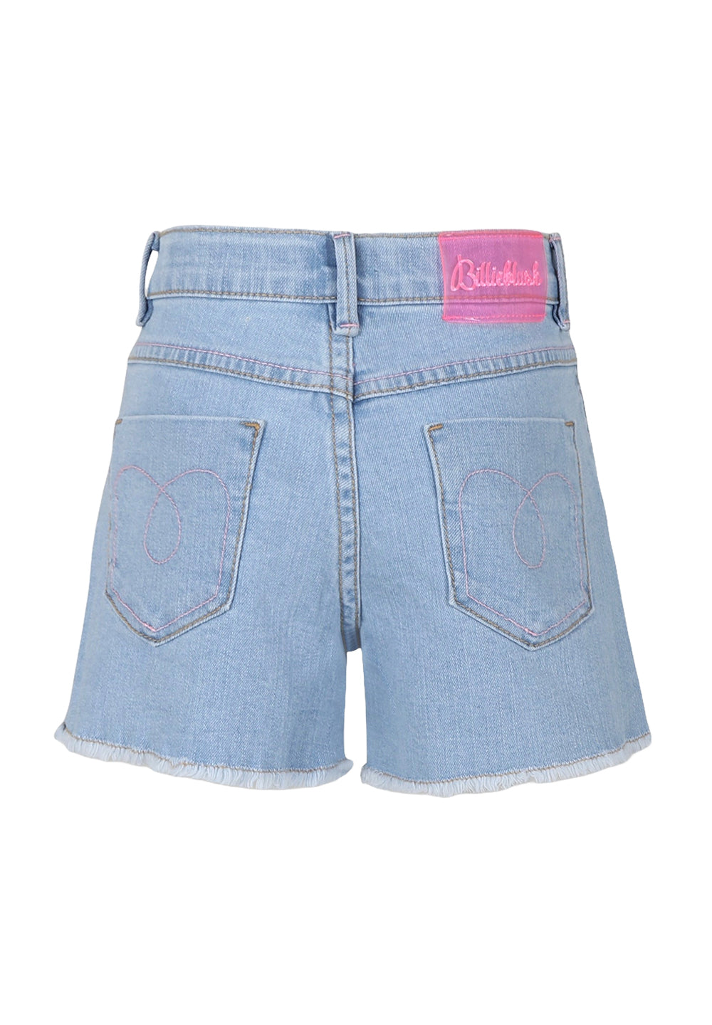 Short blu denim per bambina