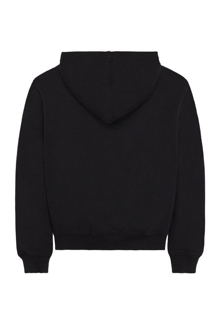 Felpa cappuccio nera per bambino