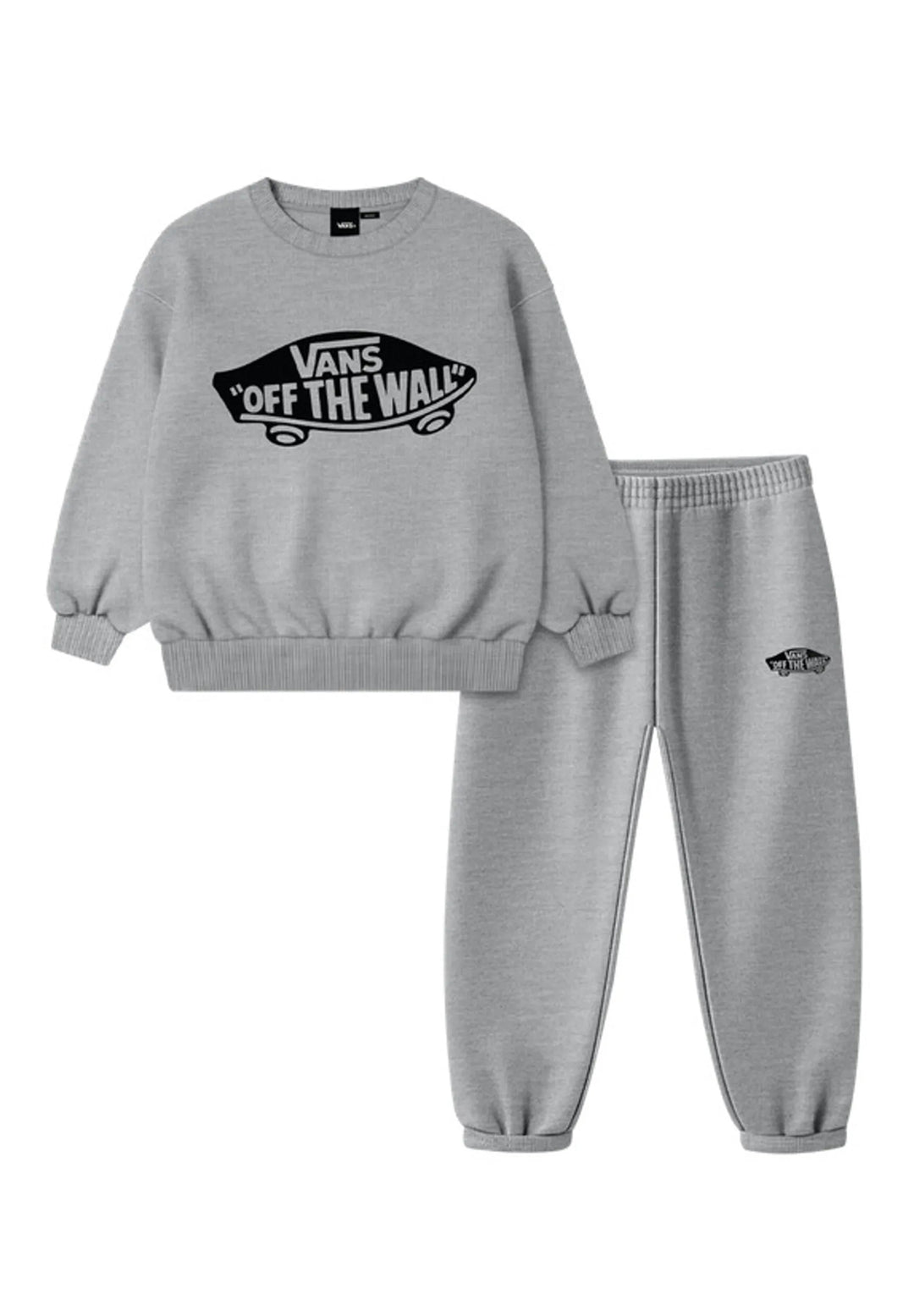 Completo felpa grigio per bambino