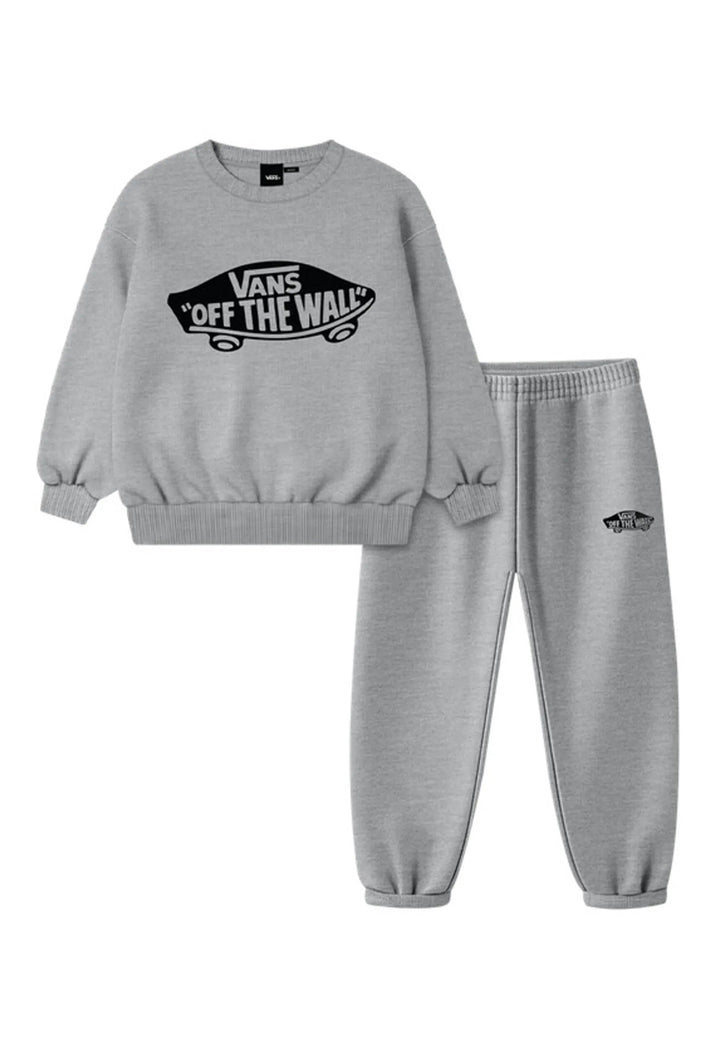 Completo felpa grigio per bambino