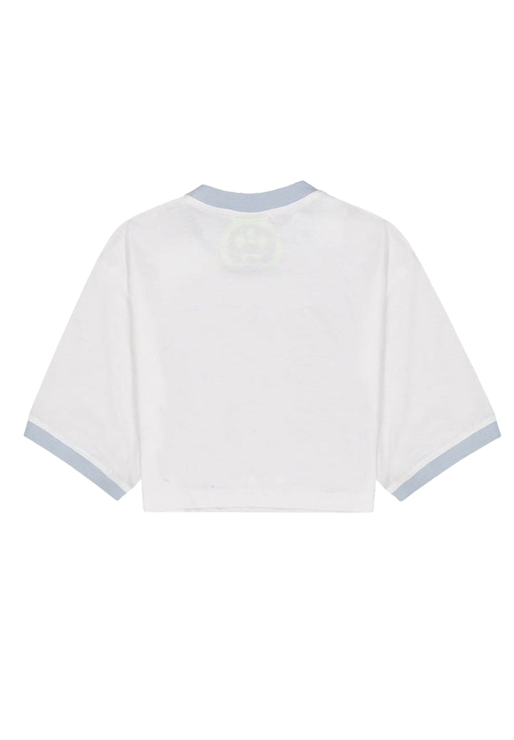T-shirt bianca per bambina