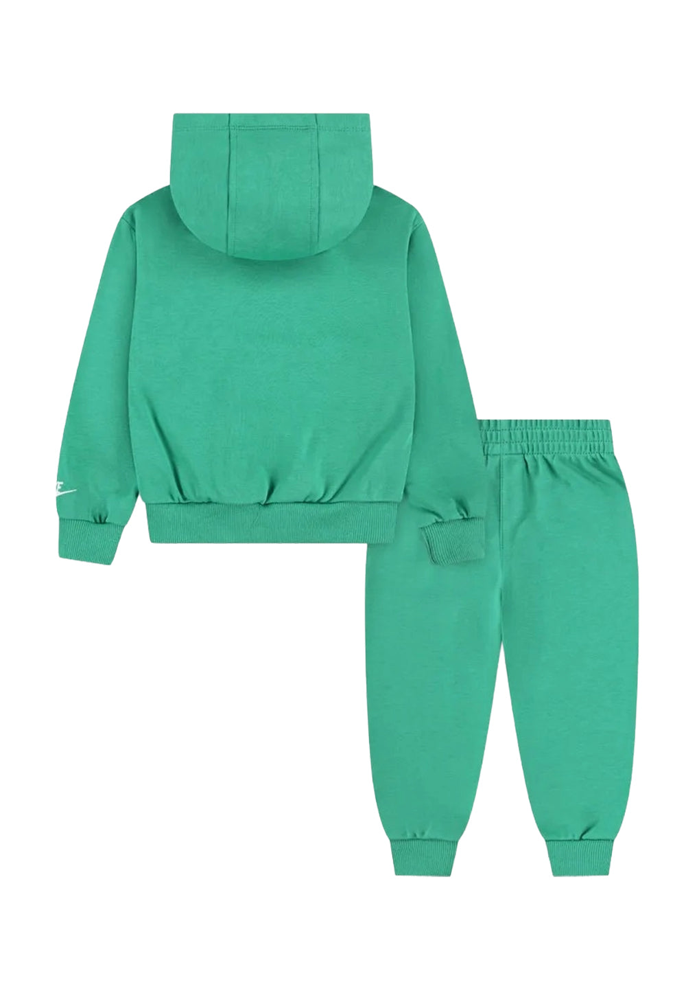 Completo felpa verde per neonato