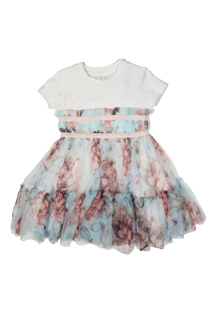 Vestito tulle multicolor per bambina