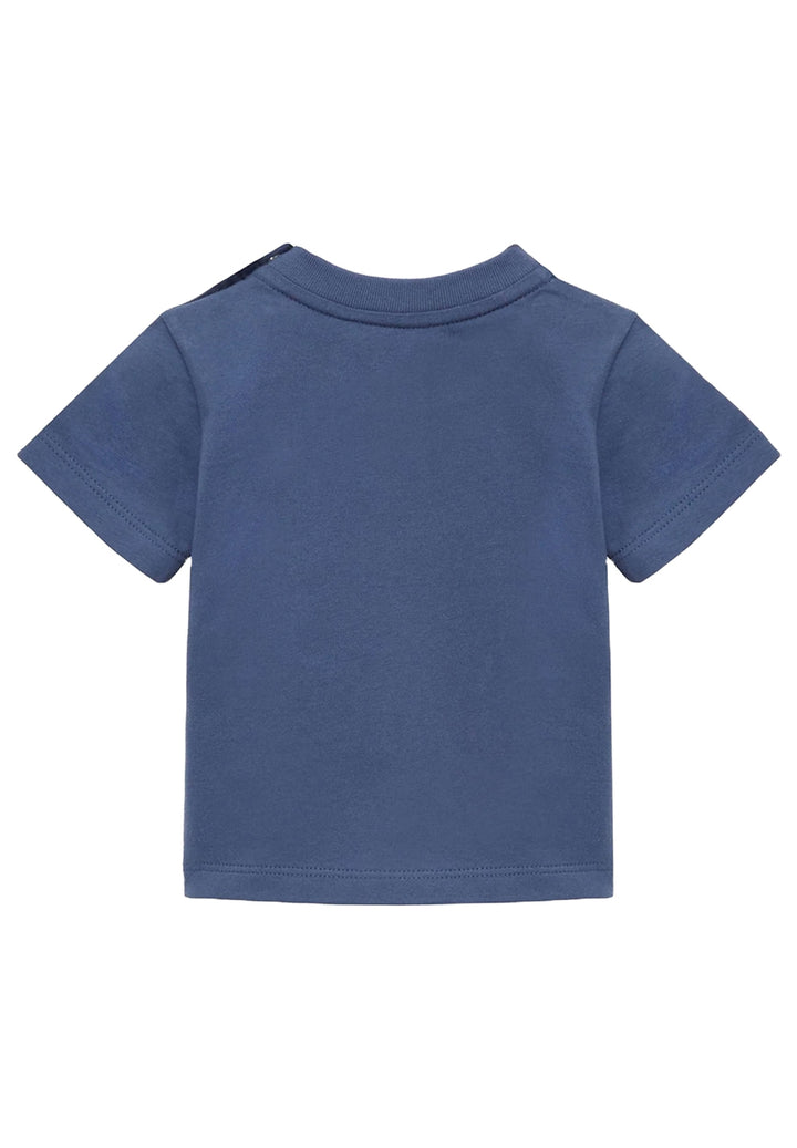 T-shirt blu per neonato