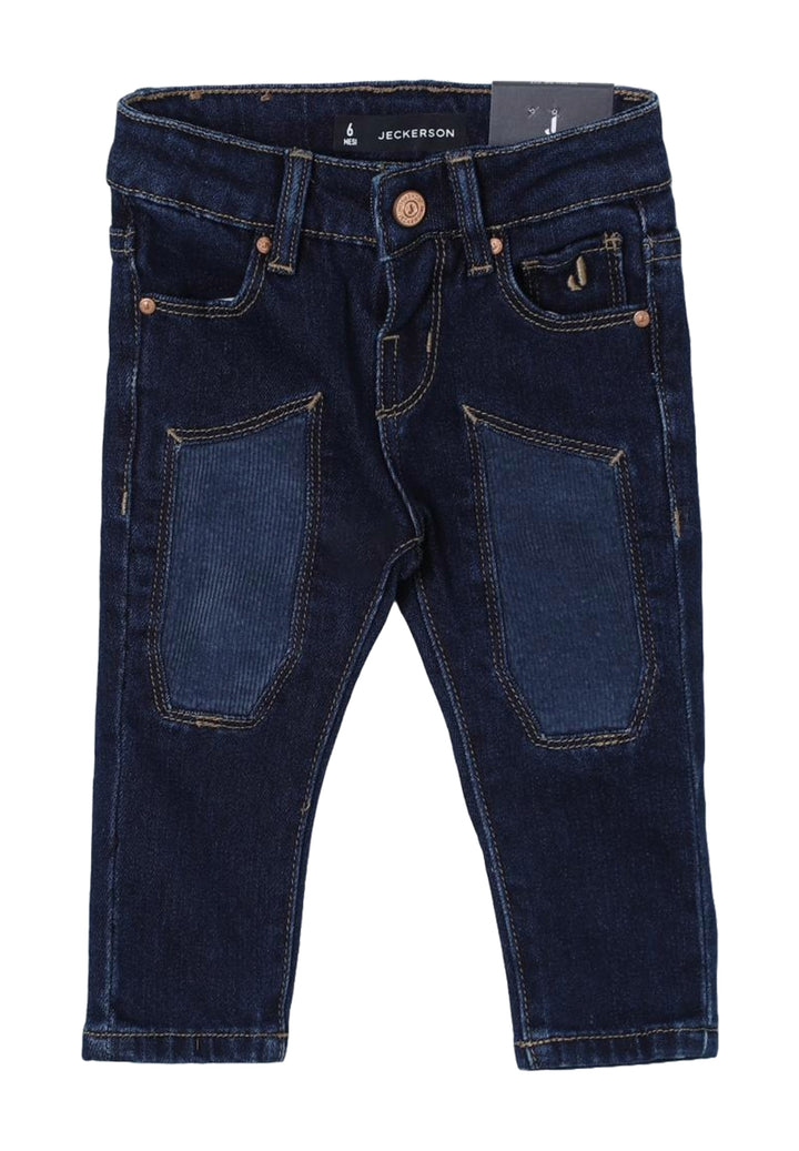 Jeans blu denim per neonato