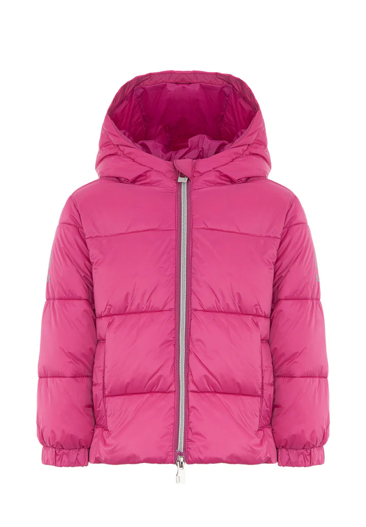 Fluorescent pink jacket for baby girls