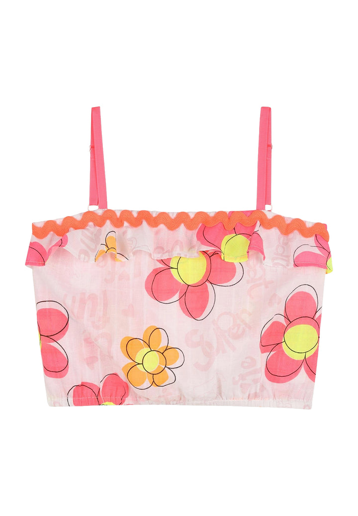 Top bianco per bambina