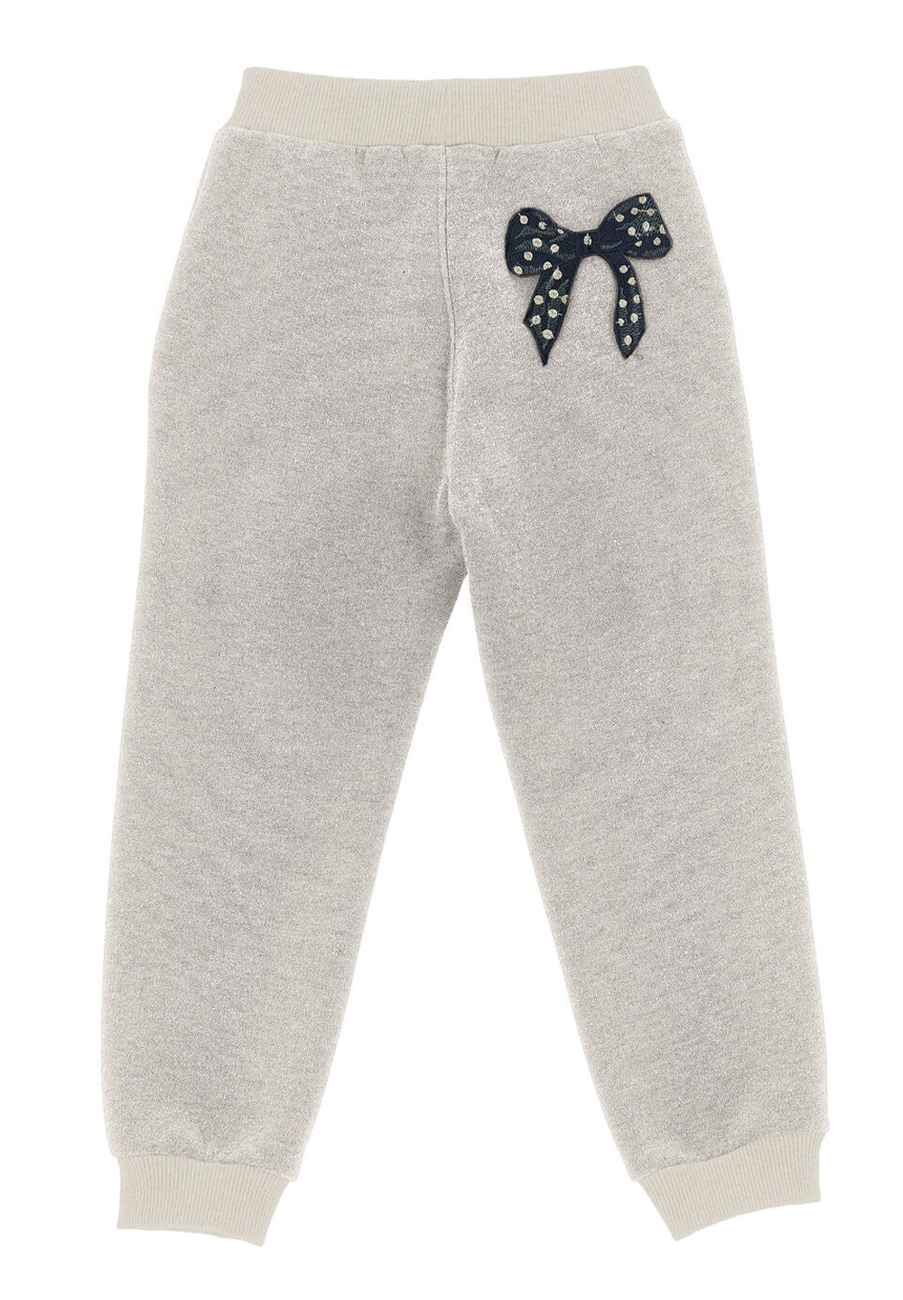 Pantalone felpa glitter sabbia per bambina