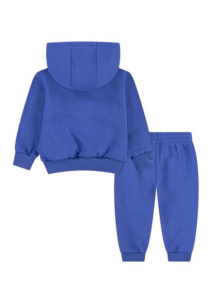 Completo felpa blu per neonato